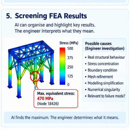 Screening finite-element analysis results